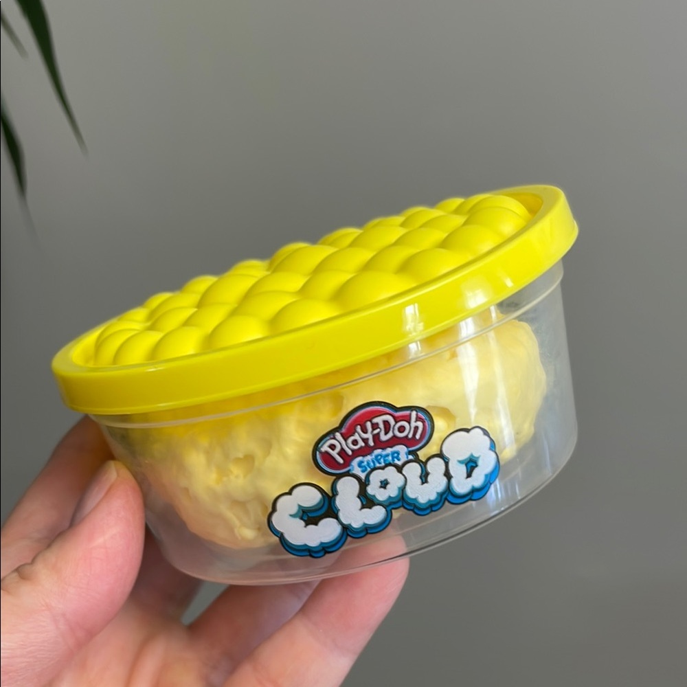 Fidget Toys Play-Doh Super Cloud Yellow Dough Popcorn 🍿 Smell